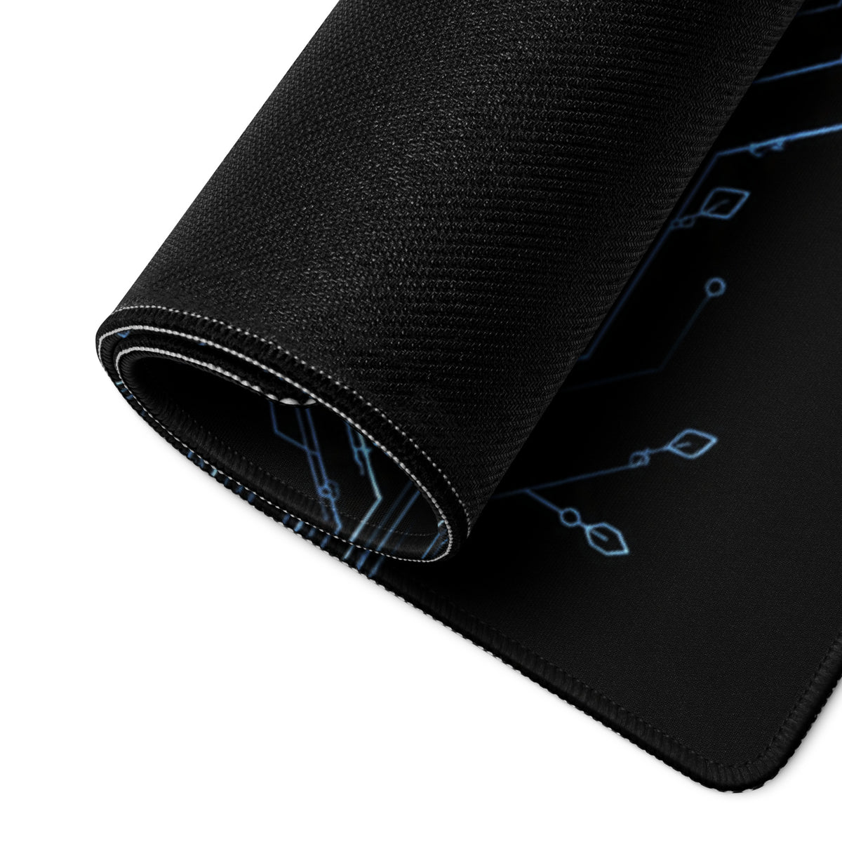 Deskmat XXL ARBOR3S Signature Nébula — blanc — détail de la surface et des finitions